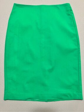 Cynthia Steffe Green Cotton Blend Pencil Skirt Size 2